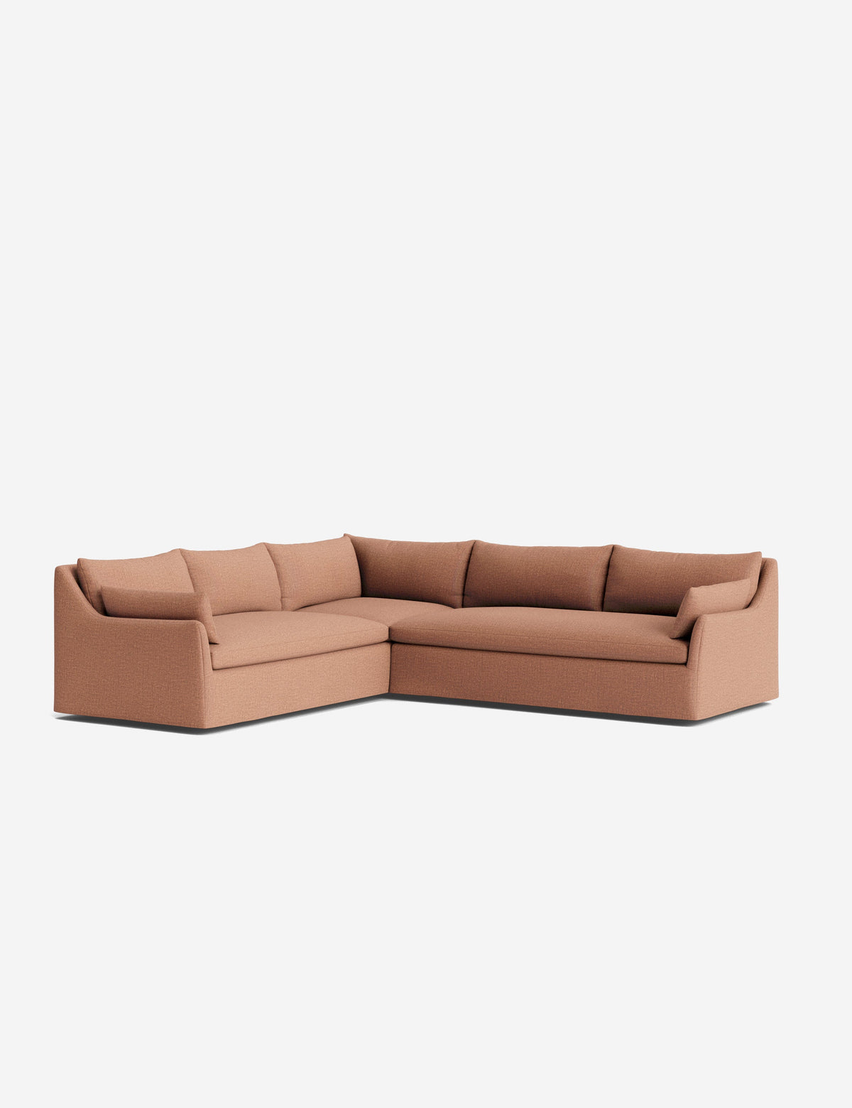 Portola Luxe Depth Slipcover Corner Sectional Sofa
