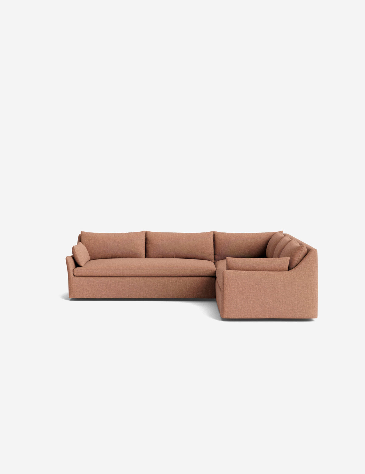 Portola Luxe Depth Slipcover Corner Sectional Sofa