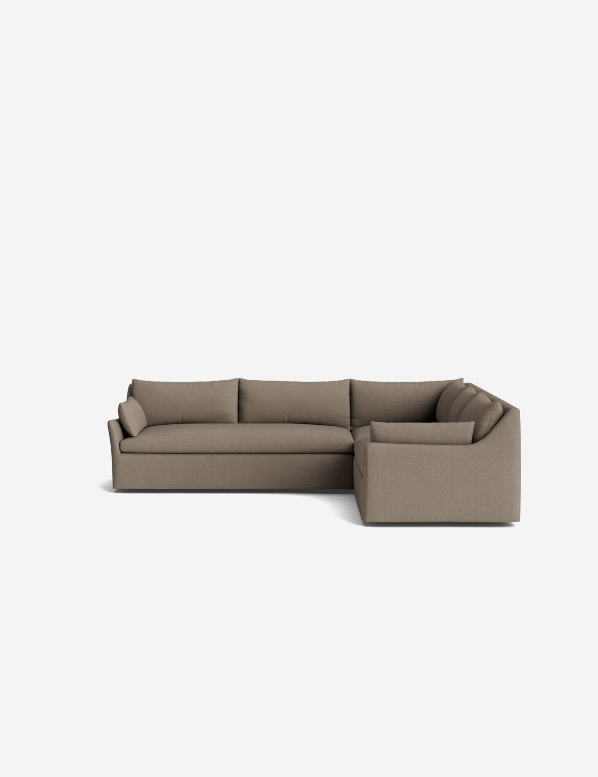Portola Luxe Depth Slipcover Corner Sectional Sofa