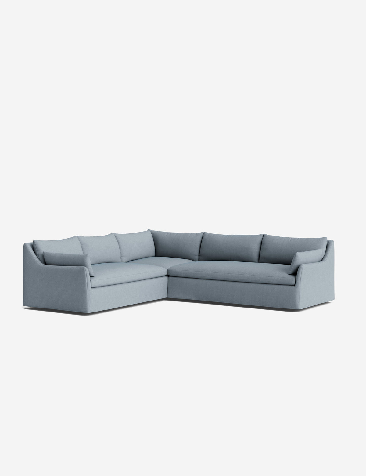 Portola Luxe Depth Slipcover Corner Sectional Sofa