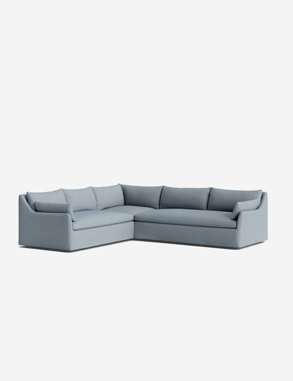 Portola Luxe Depth Slipcover Corner Sectional Sofa