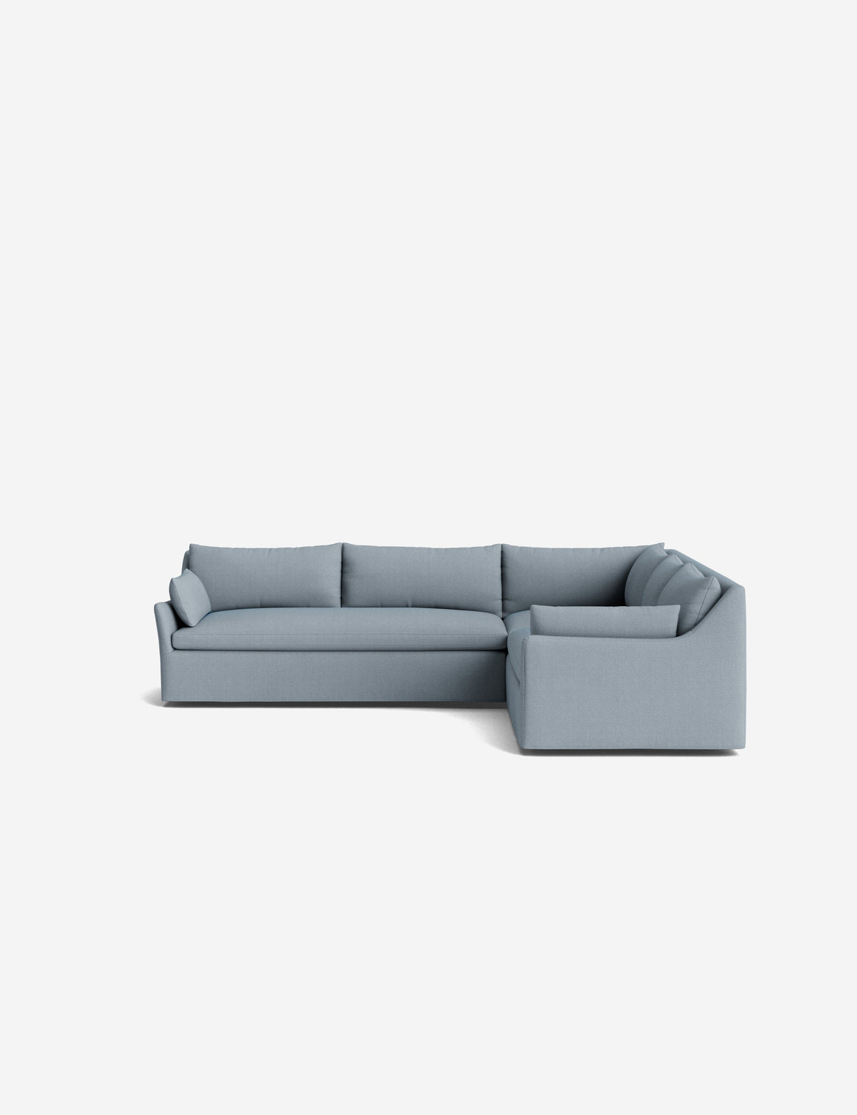Portola Luxe Depth Slipcover Corner Sectional Sofa