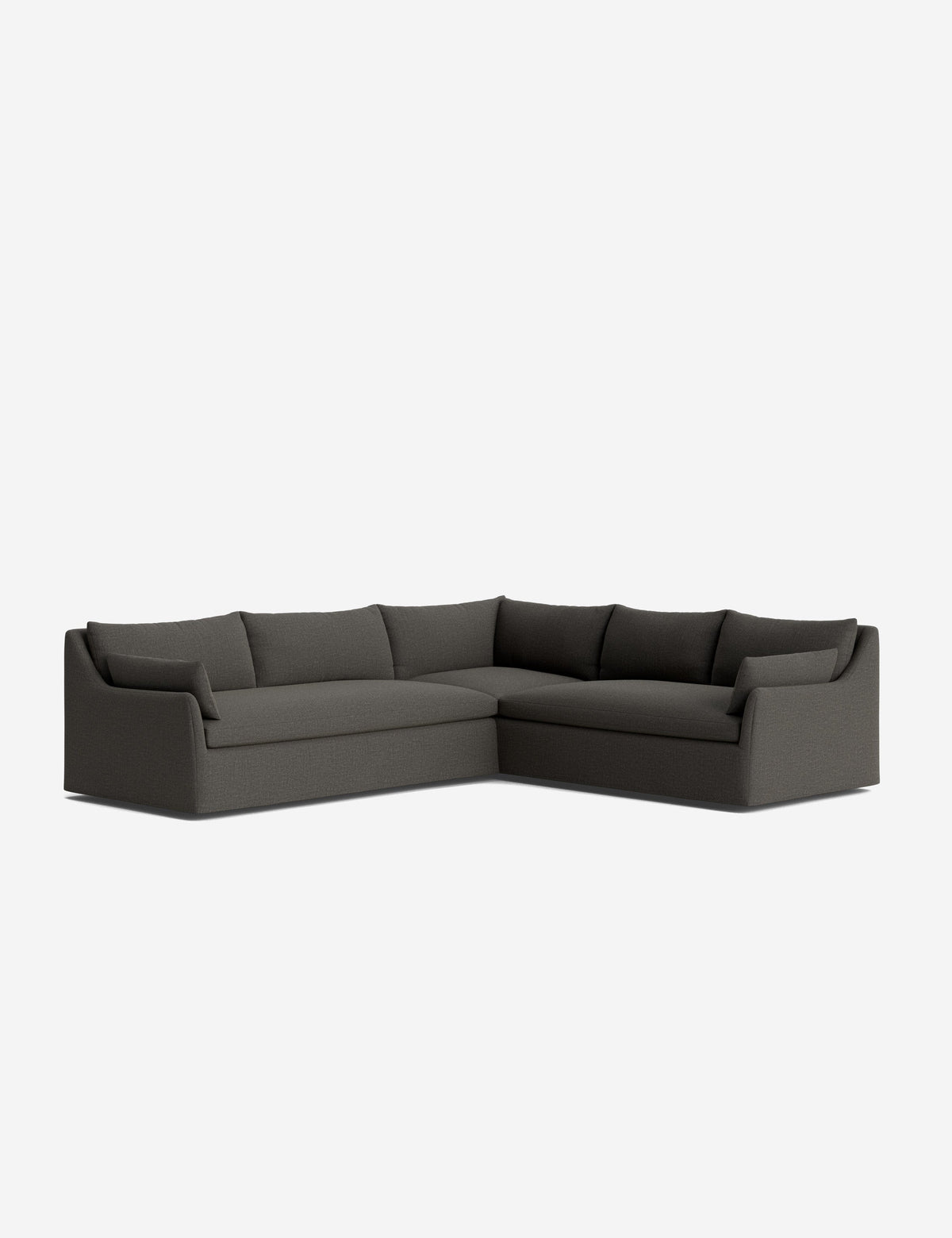 Portola Luxe Depth Slipcover Corner Sectional Sofa