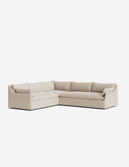 Portola Luxe Depth Slipcover Corner Sectional Sofa