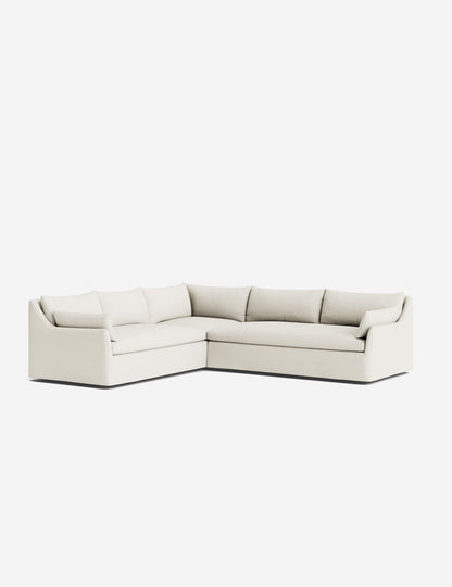 Portola Luxe Depth Slipcover Corner Sectional Sofa