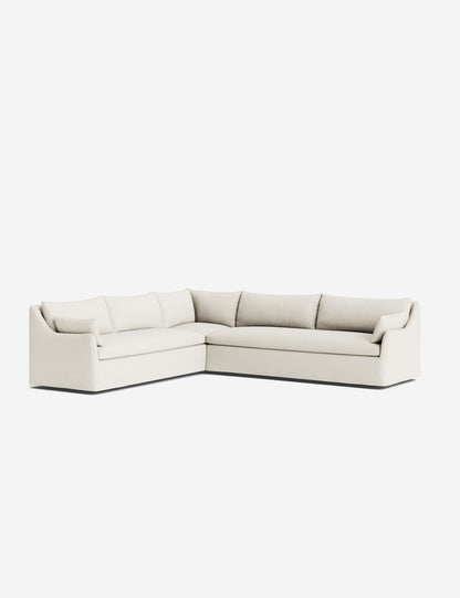 Portola Slipcover Corner Sectional Sofa