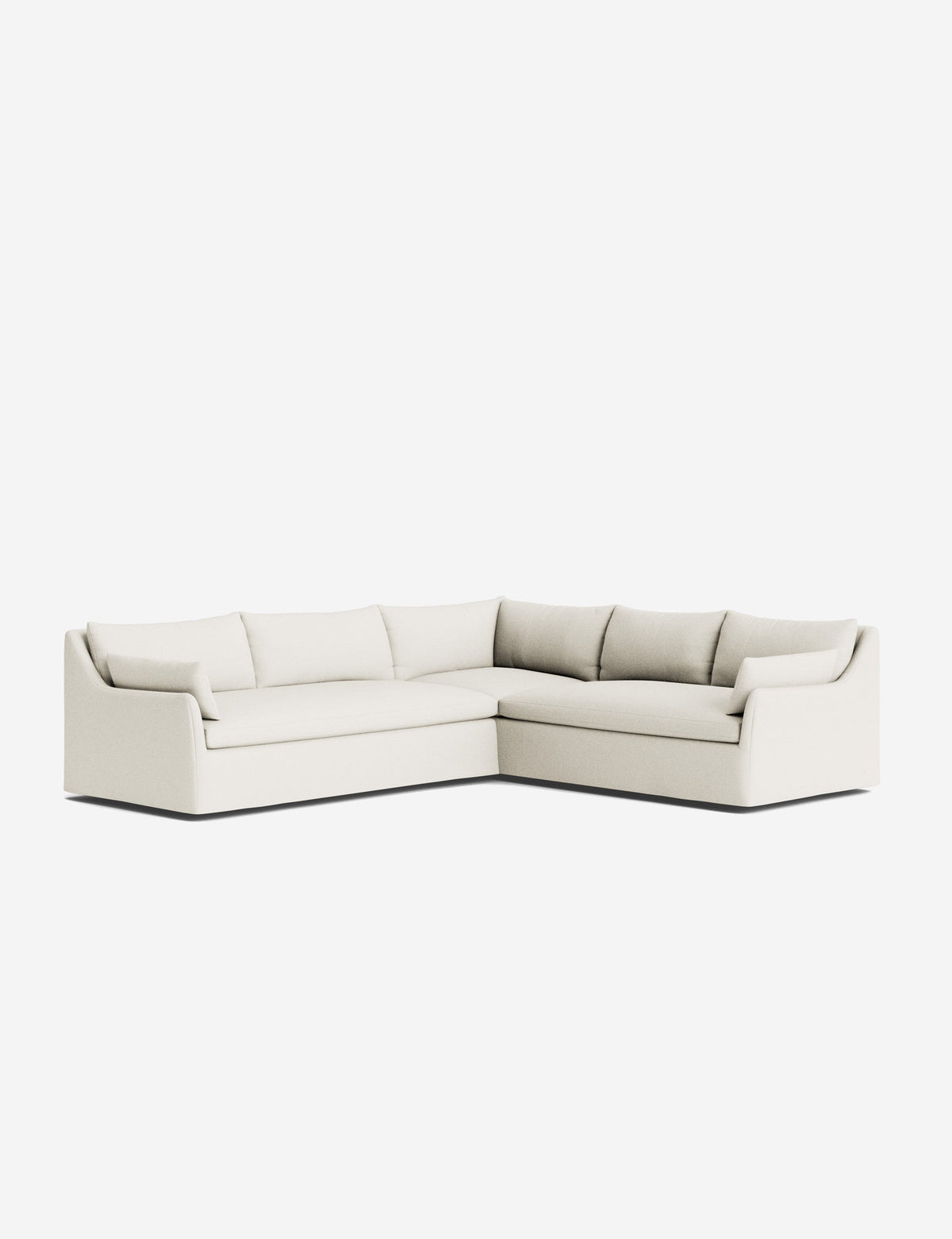 Portola Luxe Depth Slipcover Corner Sectional Sofa