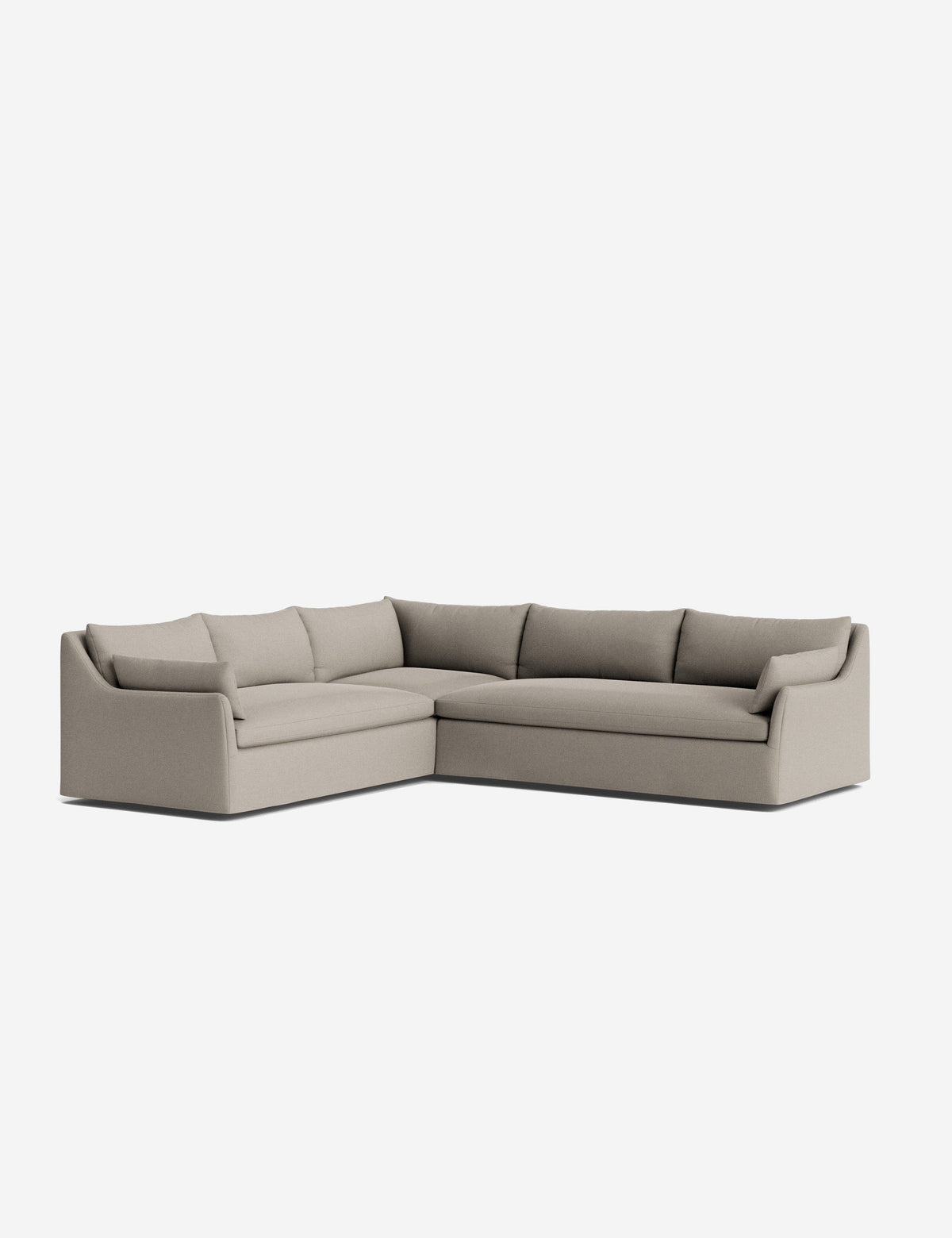 Portola Luxe Depth Slipcover Corner Sectional Sofa