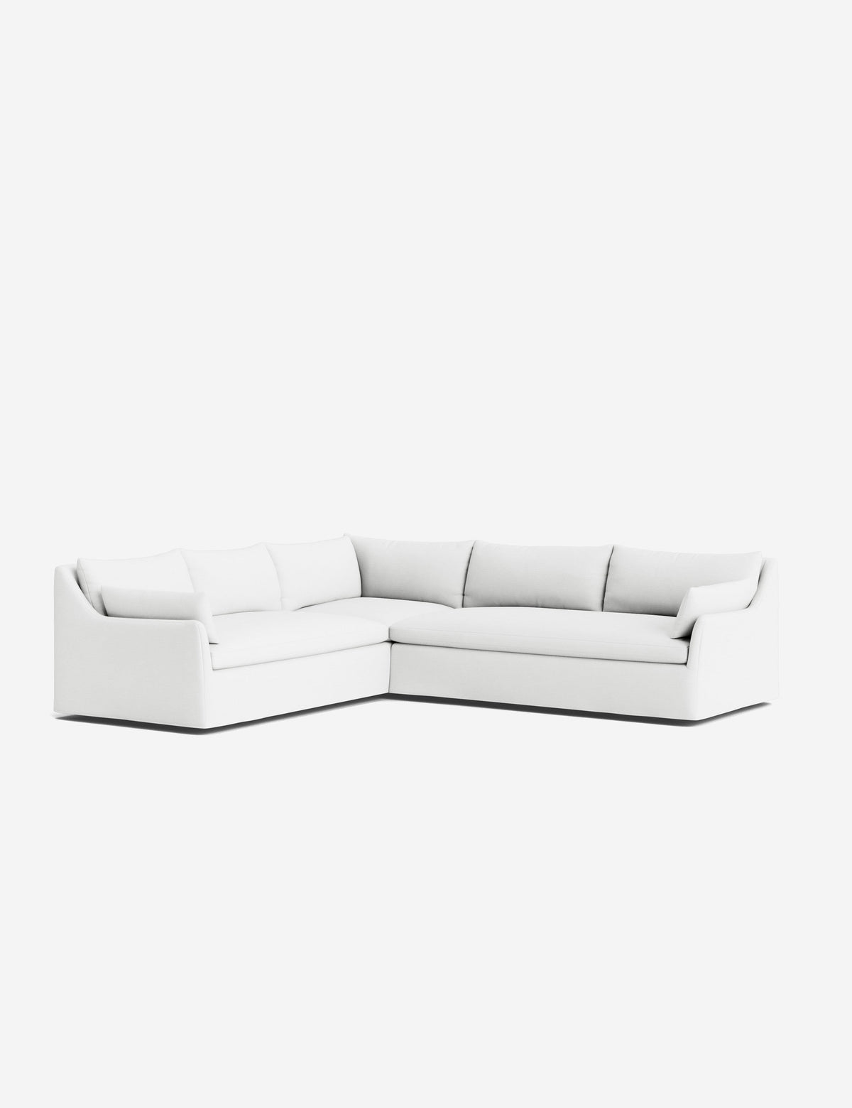 Portola Luxe Depth Slipcover Corner Sectional Sofa