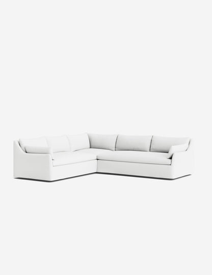 Portola Luxe Depth Slipcover Corner Sectional Sofa