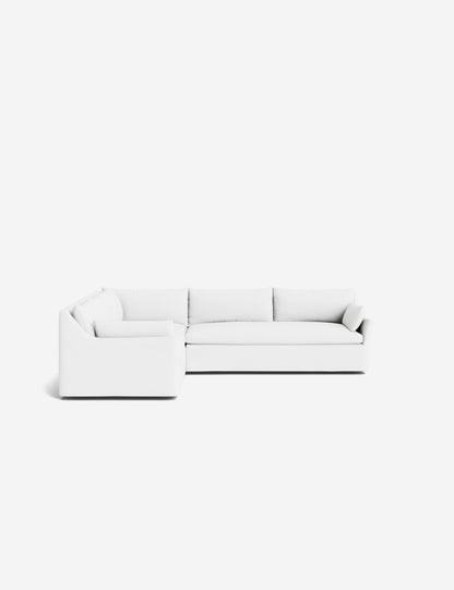 Portola Luxe Depth Slipcover Corner Sectional Sofa
