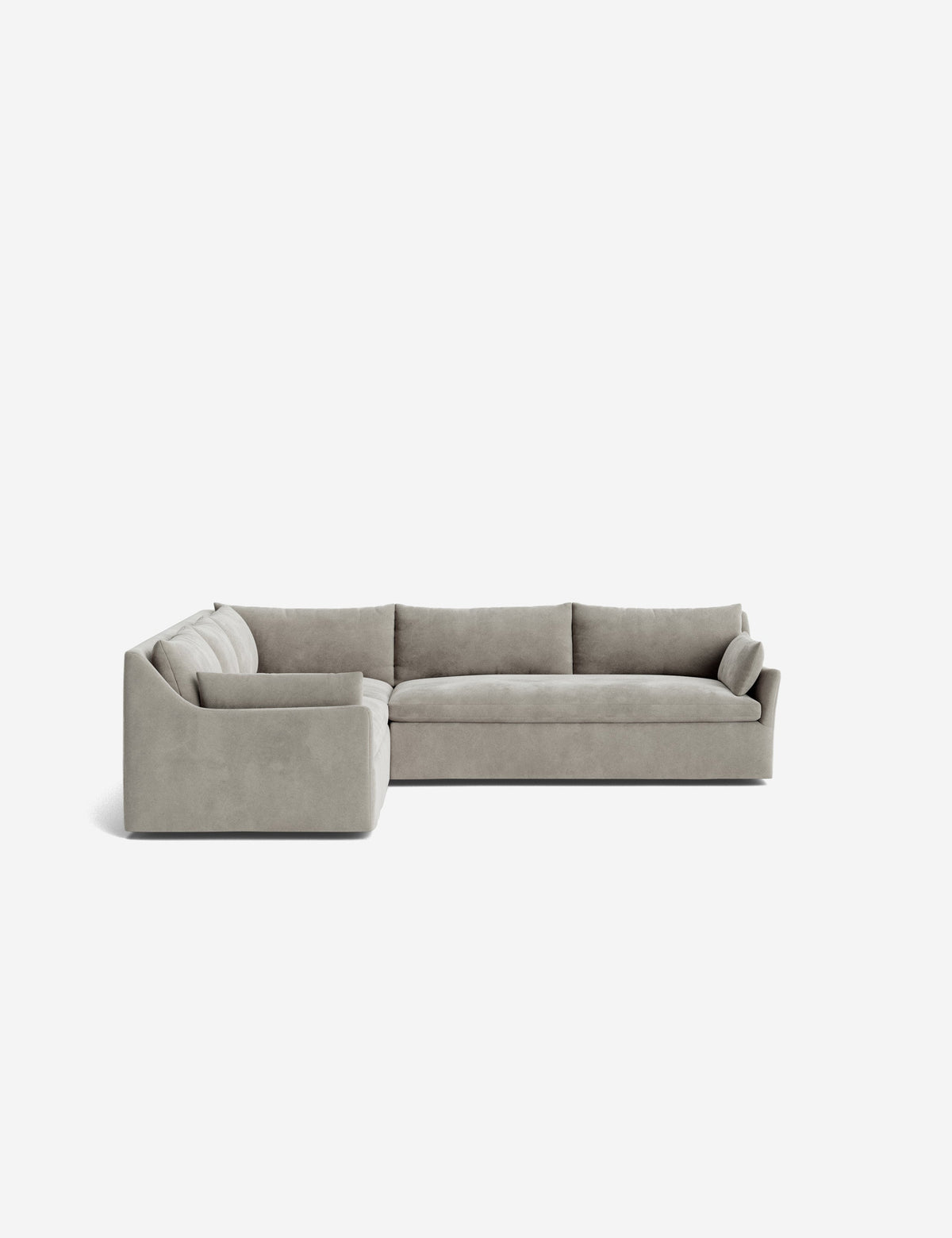 Portola Luxe Depth Slipcover Corner Sectional Sofa