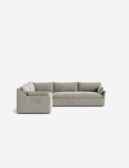 Portola Luxe Depth Slipcover Corner Sectional Sofa