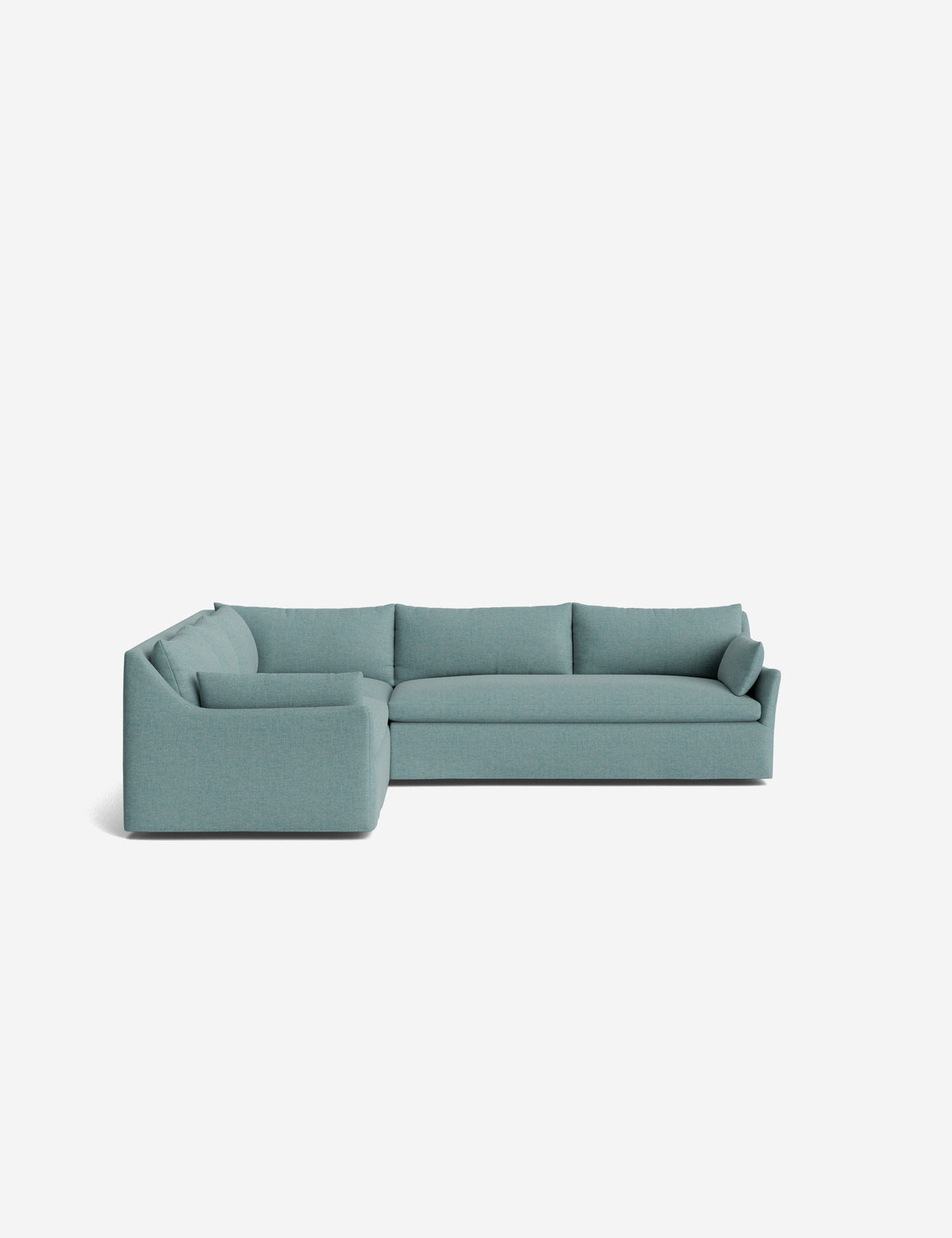 Portola Luxe Depth Slipcover Corner Sectional Sofa