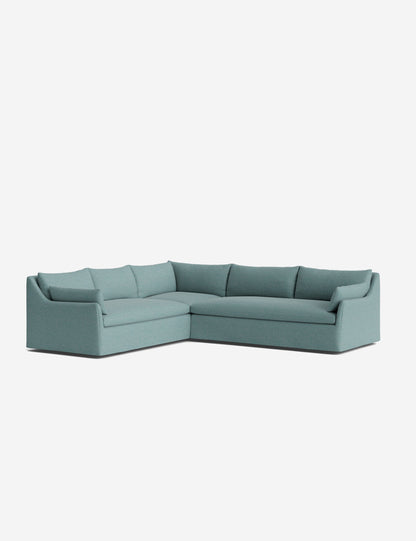 Portola Luxe Depth Slipcover Corner Sectional Sofa