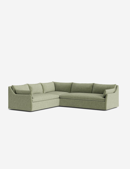 Portola Luxe Depth Slipcover Corner Sectional Sofa