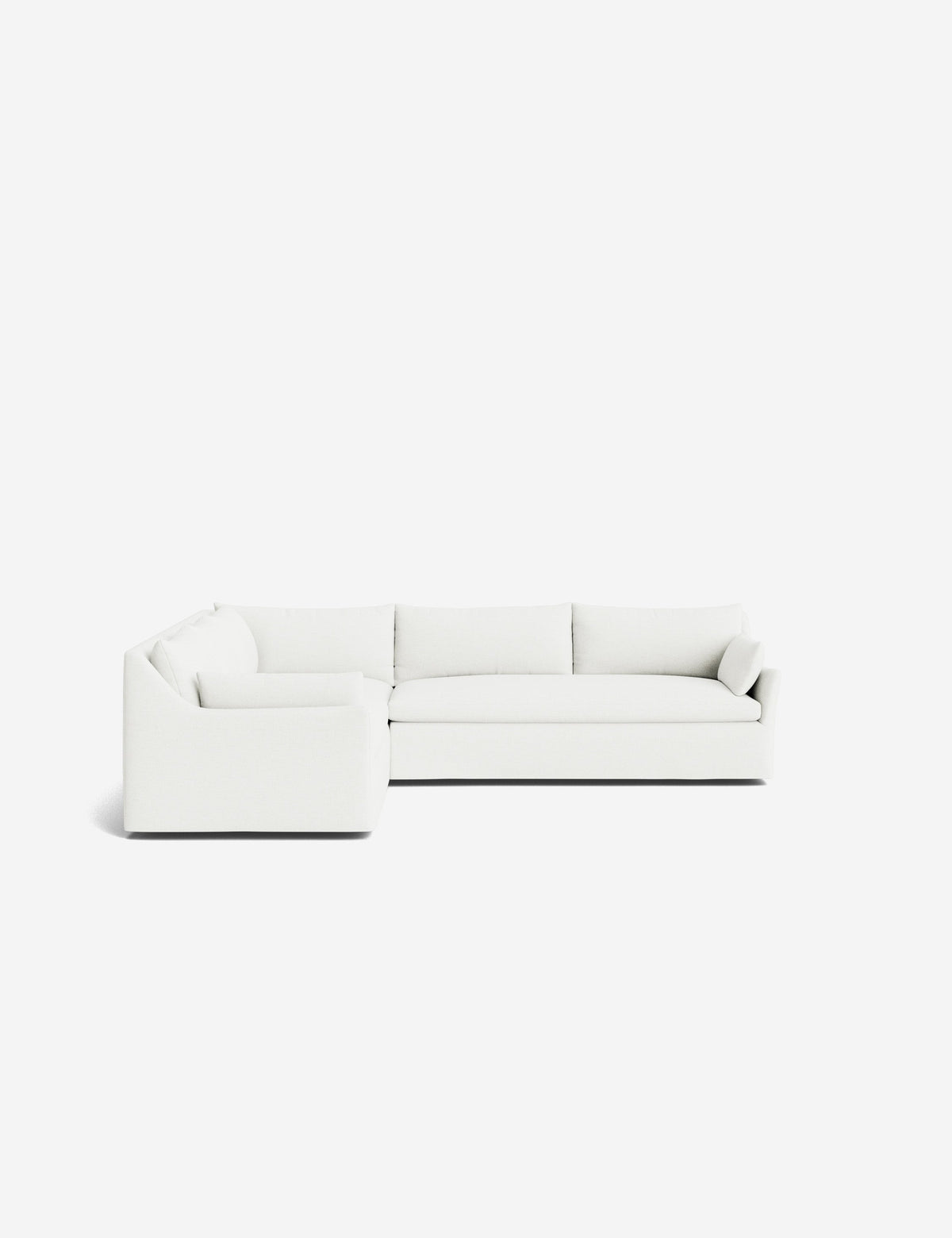 Portola Luxe Depth Slipcover Corner Sectional Sofa