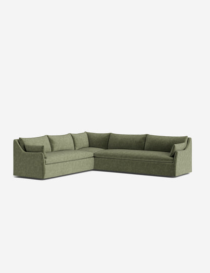 Portola Slipcover Corner Sectional Sofa