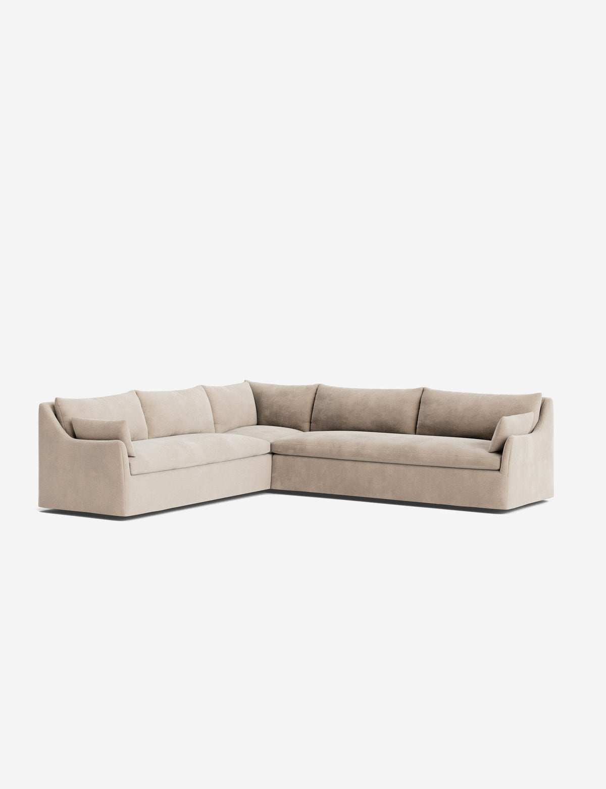 Portola Slipcover Corner Sectional Sofa