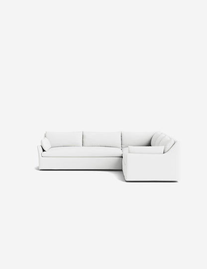 Portola Luxe Depth Slipcover Corner Sectional Sofa