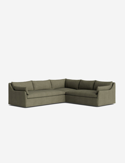 Portola Luxe Depth Slipcover Corner Sectional Sofa