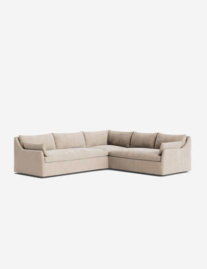 Portola Luxe Depth Slipcover Corner Sectional Sofa