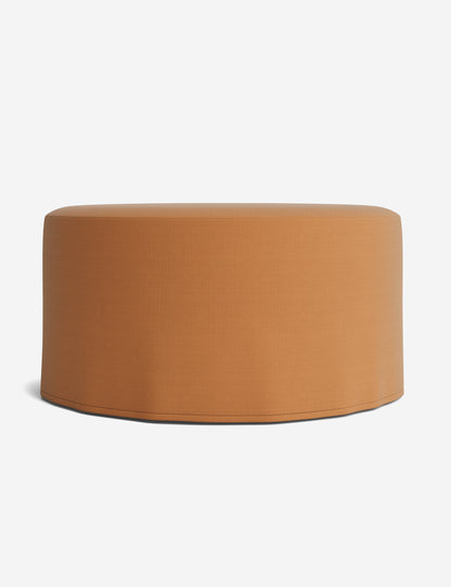 Portola Slipcover Round Ottoman