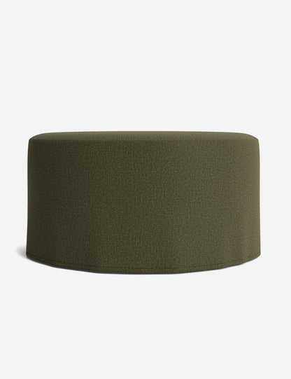 Portola Slipcover Round Ottoman