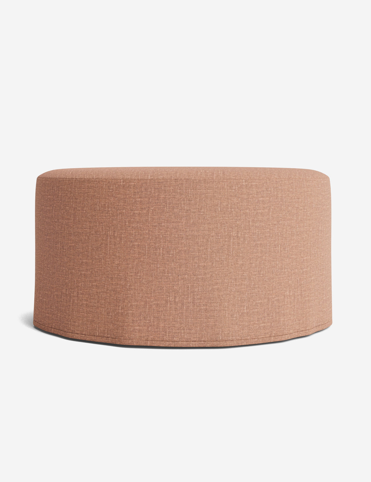 Portola Slipcover Round Ottoman