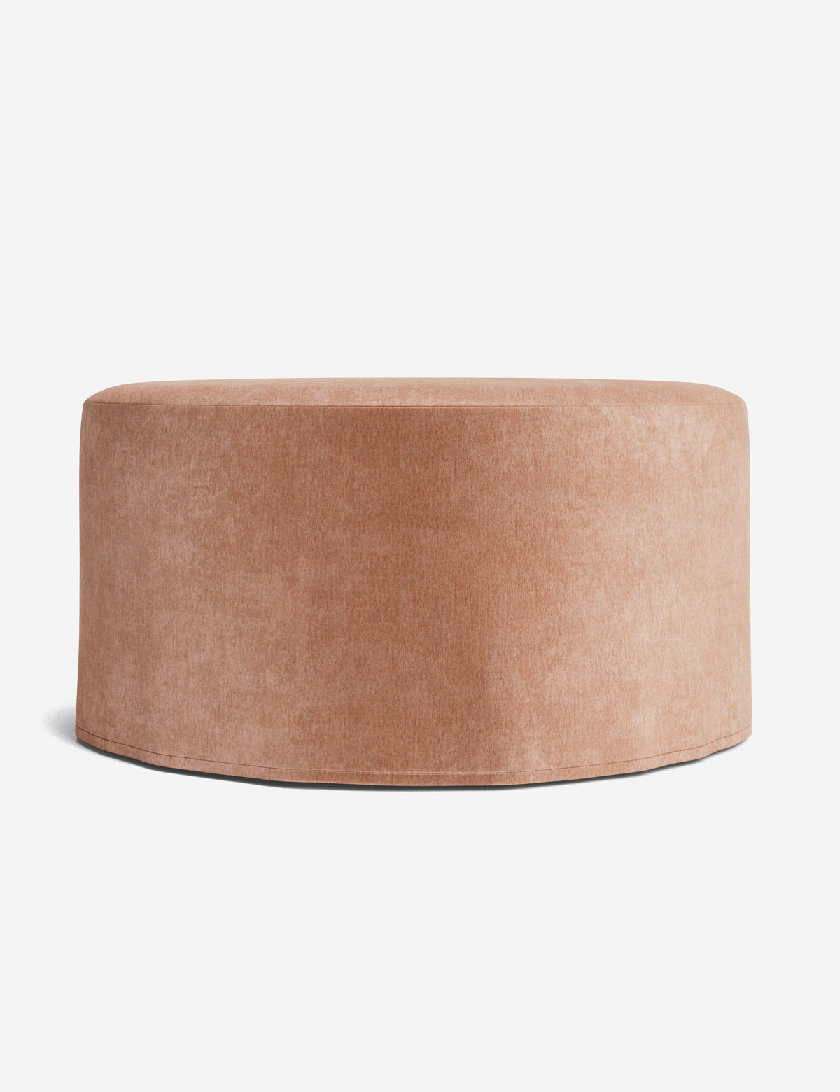 Portola Slipcover Round Ottoman