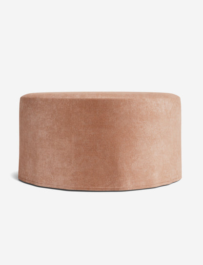 Portola Slipcover Round Ottoman