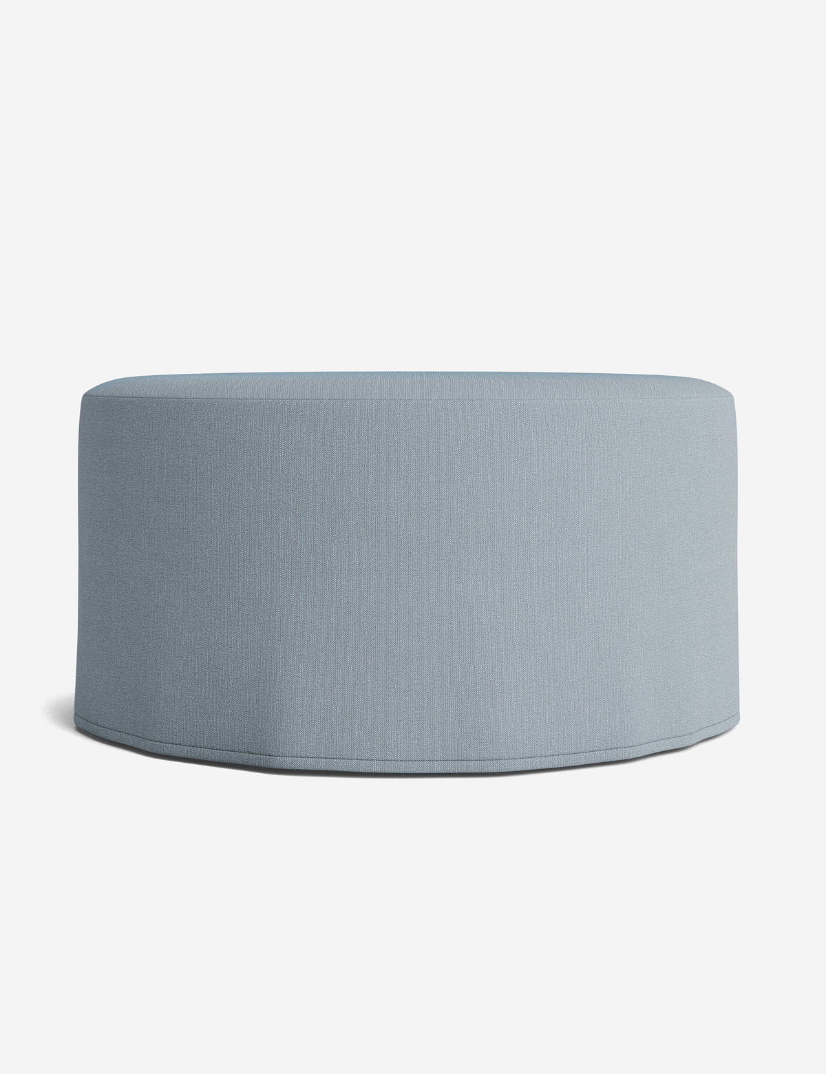 Portola Slipcover Round Ottoman