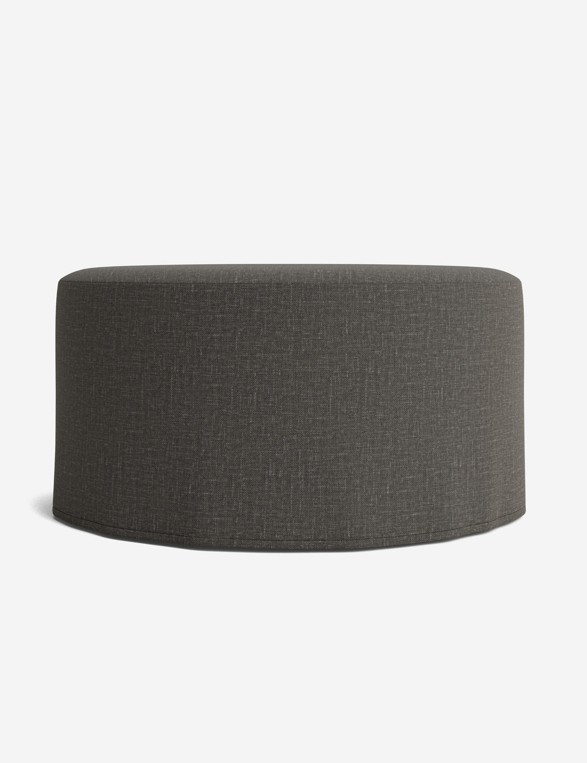 Portola Slipcover Round Ottoman