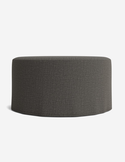 Portola Slipcover Round Ottoman