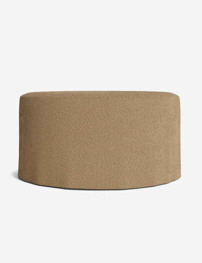 Portola Slipcover Round Ottoman