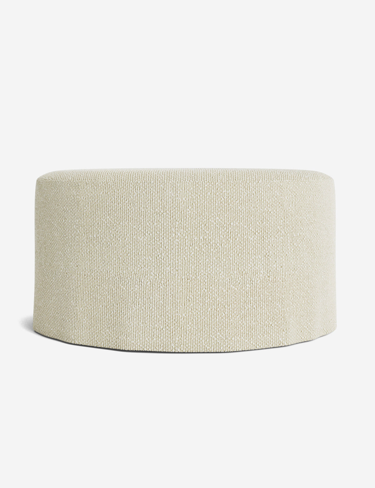 Portola Slipcover Round Ottoman