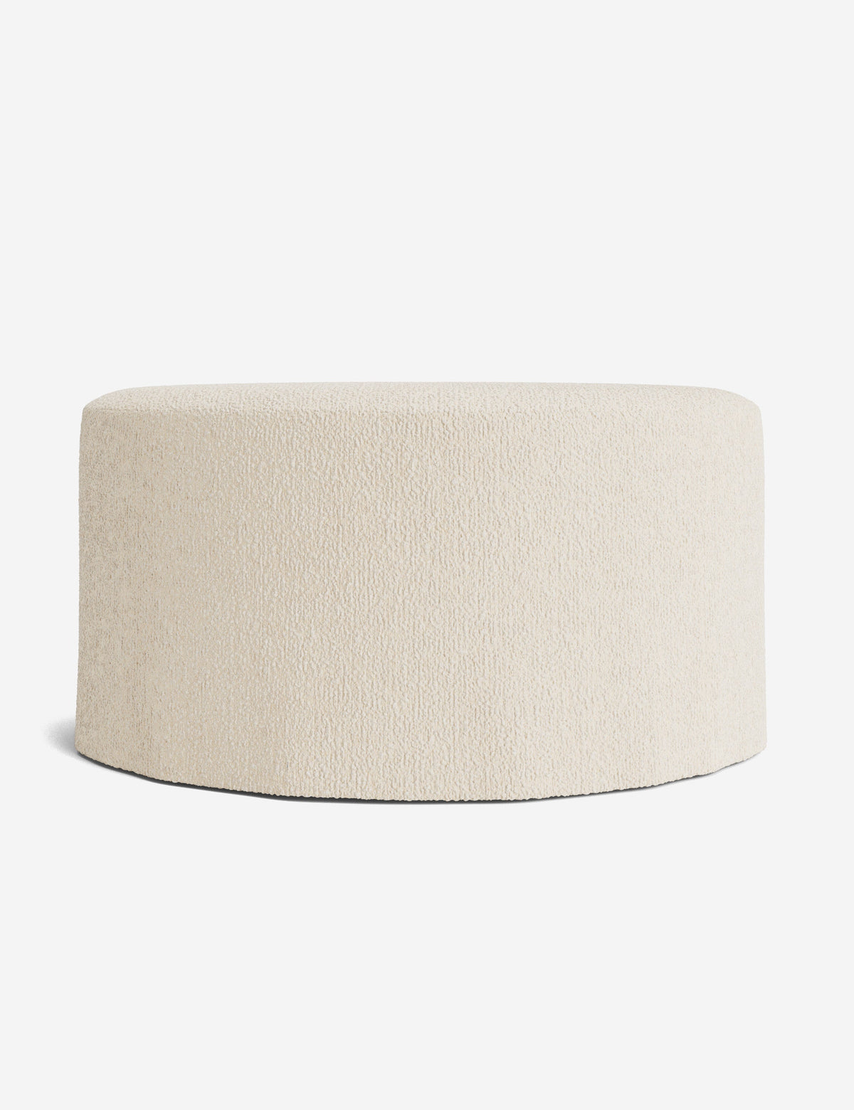 Portola Slipcover Round Ottoman