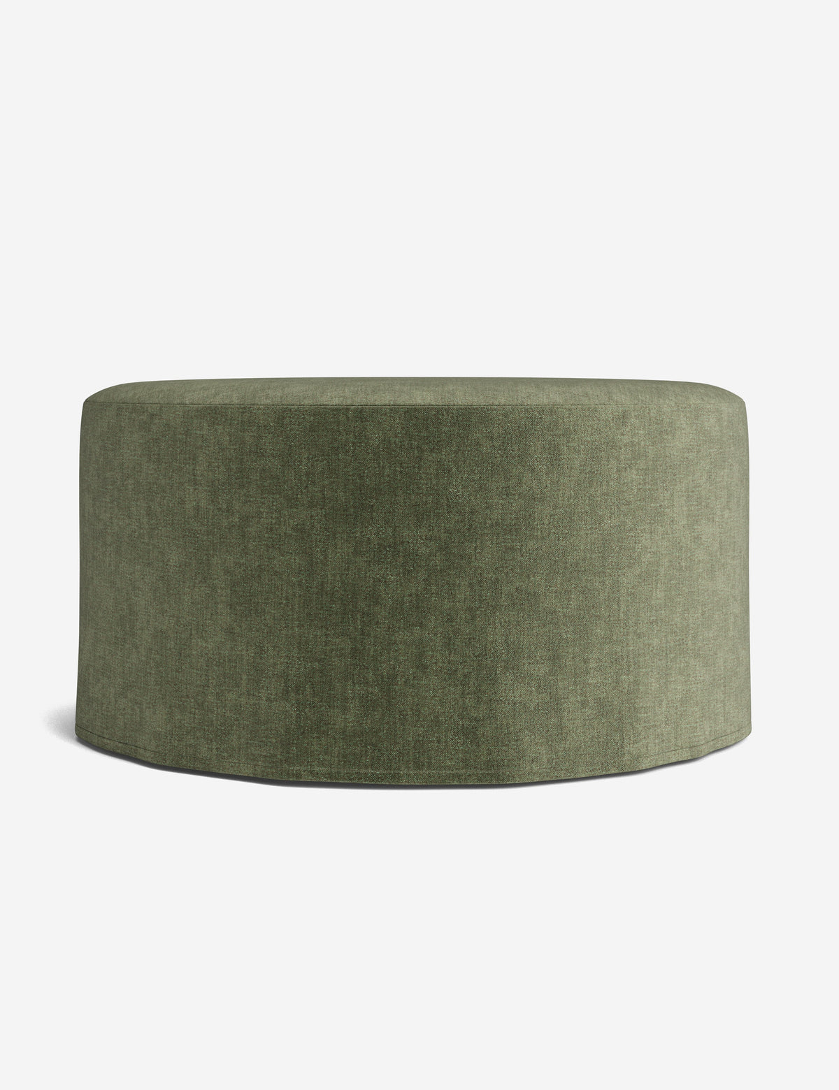 Portola Slipcover Round Ottoman