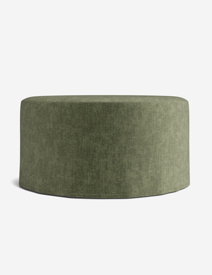Portola Slipcover Round Ottoman