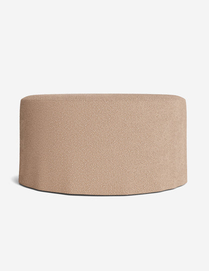Portola Slipcover Round Ottoman