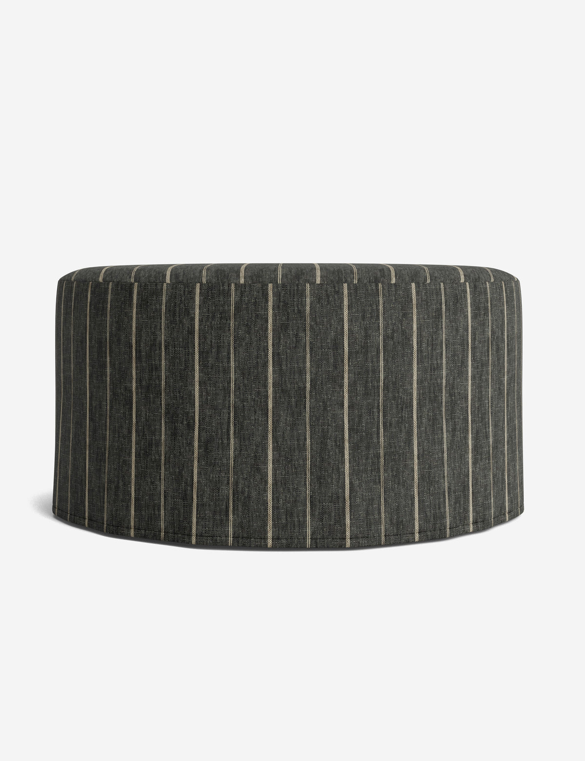 Portola Slipcover Round Ottoman