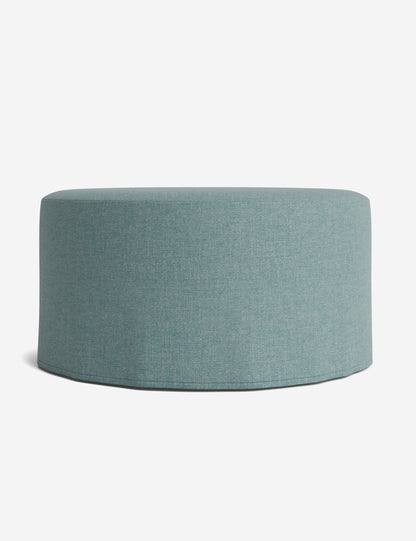 Portola Slipcover Round Ottoman