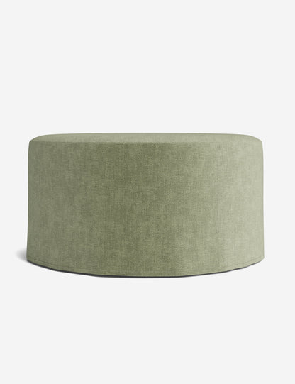 Portola Slipcover Round Ottoman