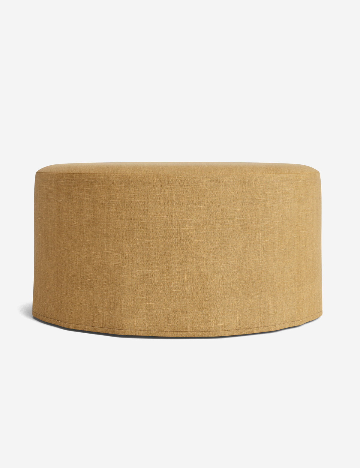 Portola Slipcover Round Ottoman