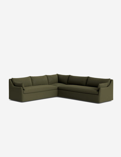 Portola Slipcover Corner Sectional Sofa
