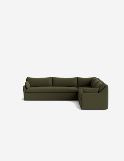 Portola Slipcover Corner Sectional Sofa