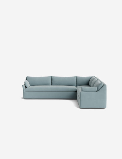 Portola Slipcover Corner Sectional Sofa