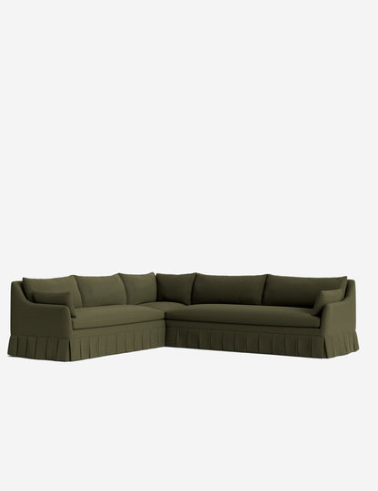 Portola Pleated Sectional Sofa