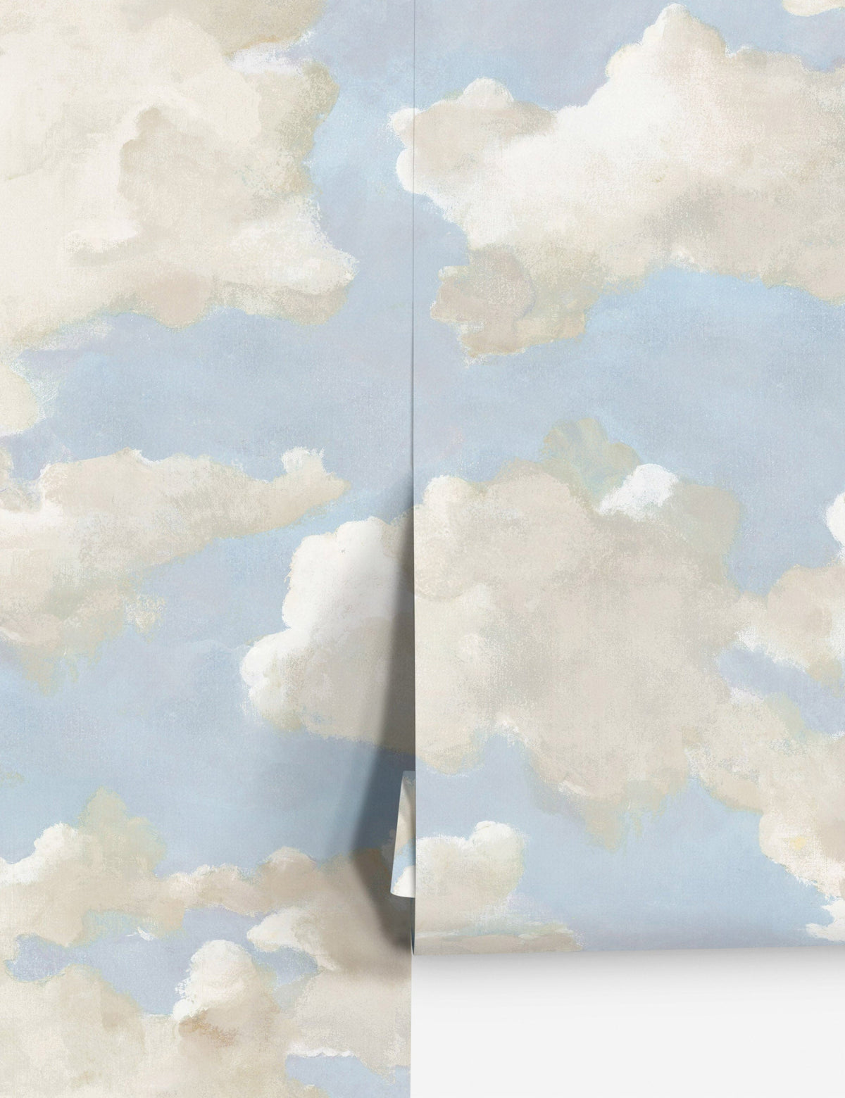 Clouds on Canvas Premium Peel + Stick Wallpaper