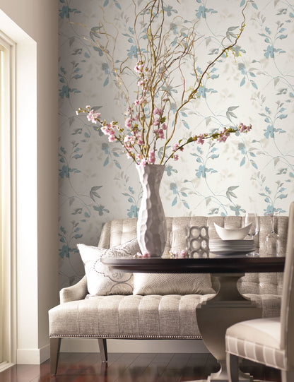 Linden Flower Premium Peel + Stick Wallpaper